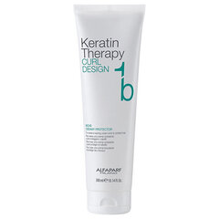 Apsauginis kremas Keratin Therapy Curl Design Alfaparf, 300 ml цена и информация | Средства для укрепления волос | pigu.lt