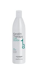 Garbanų losjonas Keratin Therapy Curl Design Alfaparf, 500 ml kaina ir informacija | Priemonės plaukų stiprinimui | pigu.lt