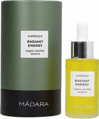 Veido aliejus Madara Superseed Radiant Energy Organic Certified Facial Oil, 30 ml kaina ir informacija | Veido aliejai, serumai | pigu.lt