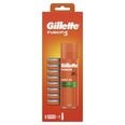 Набор Gillette Fusion: запасные насадки, 8 шт + гель для бритья, 200 мл