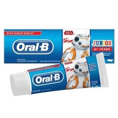 Данту паста Oral B Junior 6+ лет Звездные войны, 75 мл цена и информация | Зубные щетки, пасты | pigu.lt