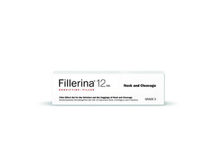 Išlyginamasis serumas kaklui ir dekoltė Fillerina 12HA 3 klasė, 30 ml цена и информация | Сыворотки для лица, масла | pigu.lt