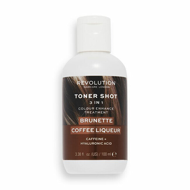 Plaukų tonavimo priemonė Revolution Haircare Toner Shot 3in1 Coffee Ligueur, 100ml kaina ir informacija | Plaukų dažai | pigu.lt