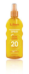 Purškiklis nuo saulės SPF 20 Transparent Spray, 200 ml цена и информация | Кремы от загара | pigu.lt