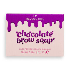 Antakių muiliukas I Heart Revolution Brow Soap Chocolate, 10 g kaina ir informacija | Antakių dažai, pieštukai | pigu.lt
