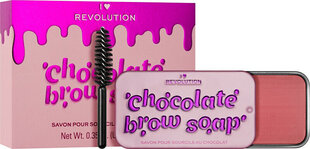 Antakių muiliukas I Heart Revolution Brow Soap Chocolate, 10 g kaina ir informacija | Antakių dažai, pieštukai | pigu.lt