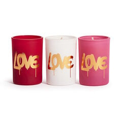 Revolution Home Kvapių žvakių rinkinys Love Collection Love Is In The Air Mini žvakių dovanų rinkinys 3 x 40 g kaina ir informacija | Žvakės, Žvakidės | pigu.lt