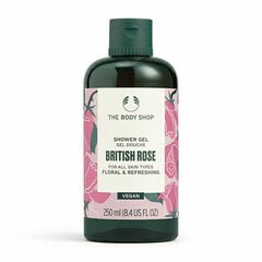 Dušo želė The Body Shop British Rose Shower Gel, 250 ml kaina ir informacija | Dušo želė, aliejai | pigu.lt