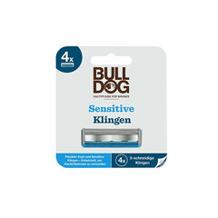 Keičiamos skutimosi galvutės Bulldog Sensitive, 4 vnt kaina ir informacija | Skutimosi priemonės ir kosmetika | pigu.lt
