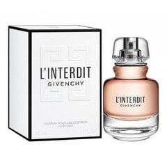 Parfumuotas plaukų purškiklis Givenchy L'Interdit Hair Mist, 35ml kaina ir informacija | Parfumuota kosmetika moterims | pigu.lt