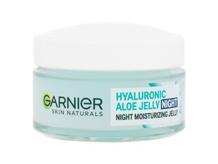 Naktinis gelinis kremas Garnier Skin Naturals Hyaluronic Aloe Night Moisturizing Jelly moterims, 50 ml kaina ir informacija | Veido kremai | pigu.lt