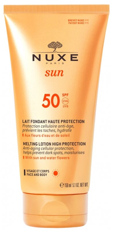 Kūno losjonas nuo saulės SPF50 Nuxe 150 ml kaina ir informacija | Kremai nuo saulės | pigu.lt