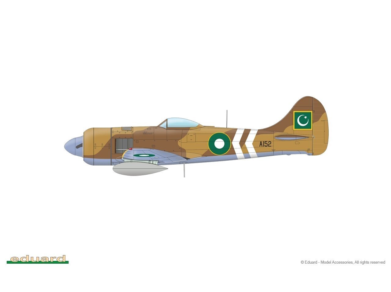 Konstruktorius Eduard - Tempest Mk.II late version ProfiPack Edition, 1/48, 82125 kaina ir informacija | Konstruktoriai ir kaladėlės | pigu.lt