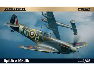 Сборная пластиковая модель Eduard - Spitfire Mk.IIb ProfiPack Edition, 1/48, 82154 цена и информация | Конструкторы и кубики | pigu.lt