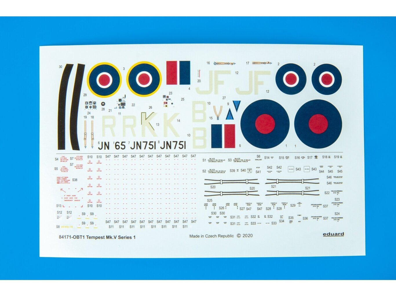 Konstruktorius Eduard - Tempest Mk.V Series 1 Weekend Edition, 1/48, 84171 kaina ir informacija | Konstruktoriai ir kaladėlės | pigu.lt