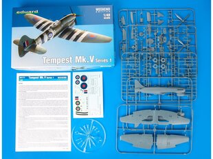 Сборная пластиковая модель Eduard - Tempest Mk.V Series 1 Weekend Edition, 1/48, 84171 цена и информация | Конструкторы и кубики | pigu.lt