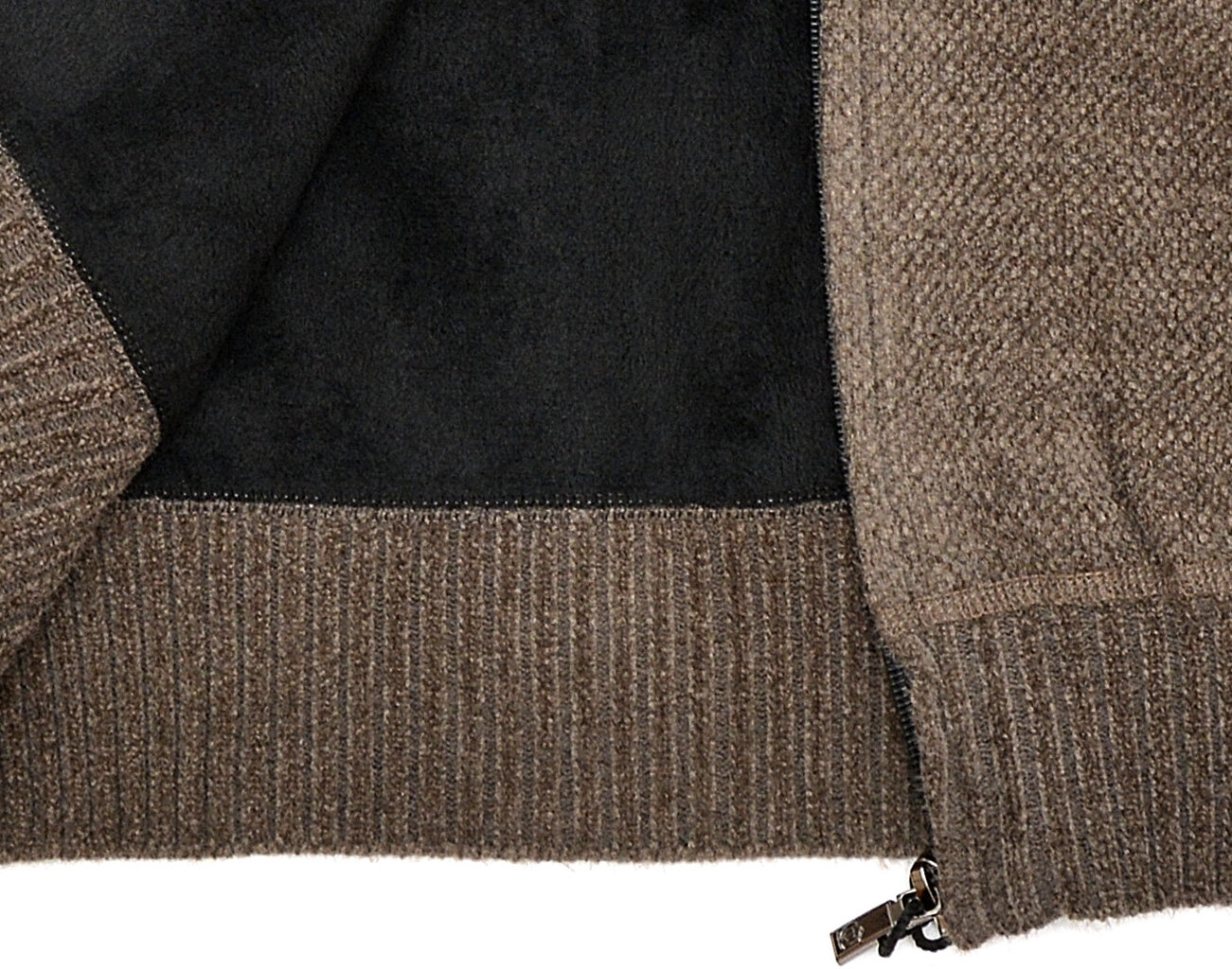 Megztinis vyrams su užtrauktuku Ot-thomas 1689, rudas цена и информация | Megztiniai vyrams | pigu.lt