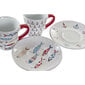 DKD Home Decor kavos puodelių rinkinys, 130 ml, 12 vnt. kaina ir informacija | Taurės, puodeliai, ąsočiai | pigu.lt