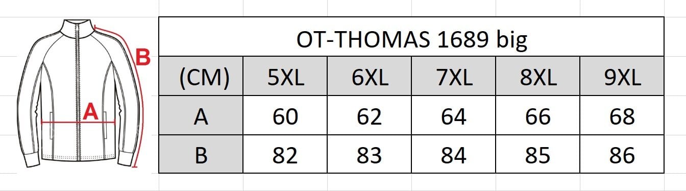 Megztinis vyrams su užtrauktuku Ot-thomas 1689 big, juodas цена и информация | Megztiniai vyrams | pigu.lt