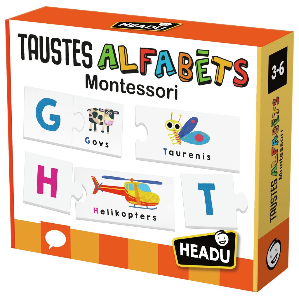 Žaidimas Paliesk abėcėlę Headu Montessori, LV kaina ir informacija | Lavinamieji žaislai | pigu.lt
