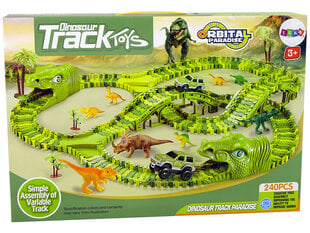 Automobilių trasa - Dinozaurų parkas kaina ir informacija | Žaislai berniukams | pigu.lt