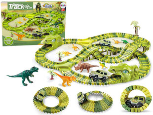Автомобильная трасса - Парк динозавров цена и информация | Игрушки для мальчиков | pigu.lt