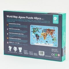 Dėlionė: pasaulio žemėlapis, 48 dalių kaina ir informacija | Dėlionės (puzzle) | pigu.lt