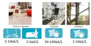 Grindų ploviklis su ilgai išliekančiu kvapu Sucitesa Aquagen 2D RED Sense, 4x5 l цена и информация | Очистители | pigu.lt