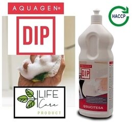Средство для мытья посуды Aquagen DIP, 1 л цена и информация | Средства для мытья посуды | pigu.lt