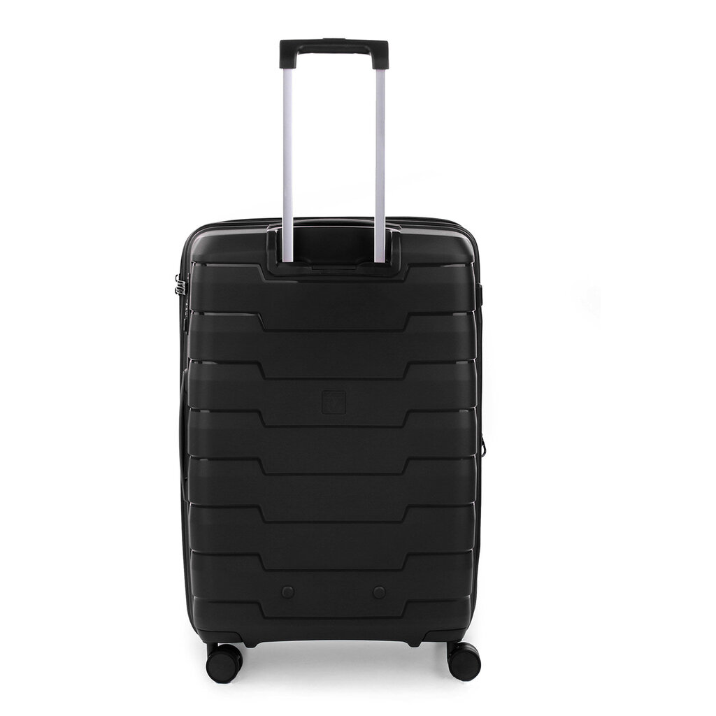 Skyline vidutinio kietumo lagaminas, juodas kaina ir informacija | Lagaminai, kelioniniai krepšiai | pigu.lt