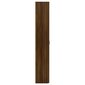 Biuro spintelė, rudos ąžuolo spalvos, 60x32x190cm, mediena цена и информация | Spintos | pigu.lt