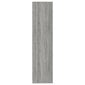 Drabužių spinta su stalčiais, pilka, 50x50x200cm, mediena цена и информация | Spintos | pigu.lt