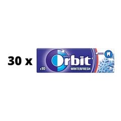 Жевательная резинка ORBIT Winterfresh, 14 г x 30 шт. цена и информация | Сладости | pigu.lt