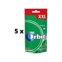 Becukrė kramtomoji guma Orbit Spearmint Pouch, 5 vnt. kaina ir informacija | Saldumynai | pigu.lt