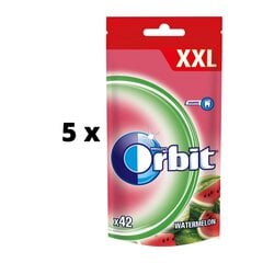 Kramtomoji guma Orbit Watermelon, 5 vnt. kaina ir informacija | Saldumynai | pigu.lt