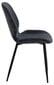 Valgomojo kėdės, Femke, 4 vnt., juoda цена и информация | Virtuvės ir valgomojo kėdės | pigu.lt