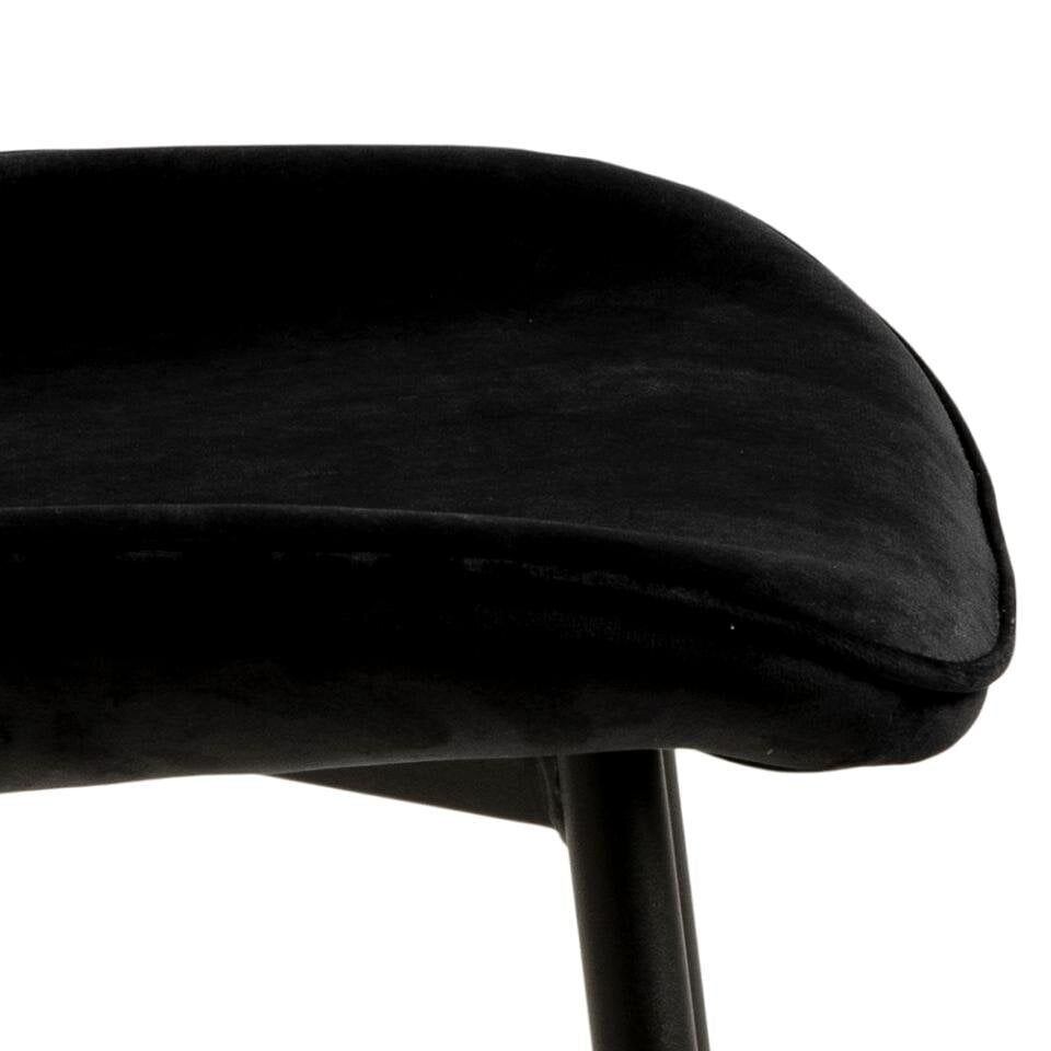 Valgomojo kėdės, Femke, 2 vnt., juoda kaina ir informacija | Virtuvės ir valgomojo kėdės | pigu.lt