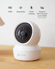 Mobili auklė EZVIZ WiFi IP kamera Indoor 1080P su 2 krypčių garsu, 360° ir naktiniu matymu kaina ir informacija | Mobilios auklės | pigu.lt