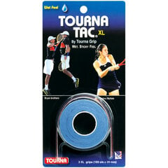 Teniso rakečių apvijos TOURNA TAC XL, 3 vnt, Mėlyna (TG-2-XLB) kaina ir informacija | Lauko teniso prekės | pigu.lt