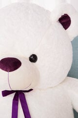 Большой Плюшевый Мишка Toto,  100 См, Белый, Мягкая Игрушка  цена и информация | Мягкие игрушки | pigu.lt