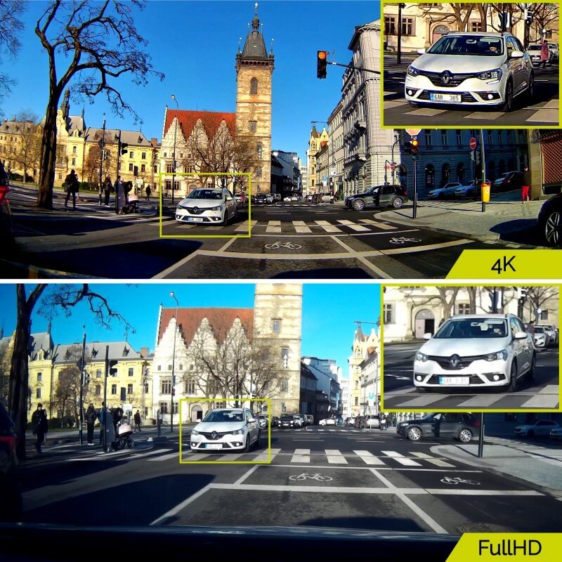 TrueCam TRCH25 dashcam 4K Ultra HD Wi-Fi Black kaina ir informacija | Vaizdo registratoriai | pigu.lt