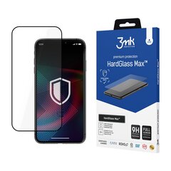 Защитное стекло дисплея 3mk Hard Glass Max для Apple iPhone 14 Pro Max, чёрное цена и информация | Защитные пленки для телефонов | pigu.lt