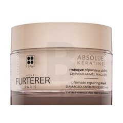 Kaukė ploniems plaukams Rene Furterer Absolue Keratin Ultimate Repairing Mask, 200 ml kaina ir informacija | Priemonės plaukų stiprinimui | pigu.lt