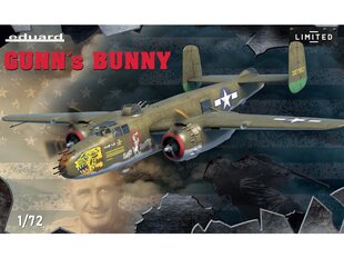 Сборная пластиковая модель Eduard - Gunn's Bunny Limited Edition (North American B-25 Mitchell), 1/72, 2139 цена и информация | Конструкторы и кубики | pigu.lt