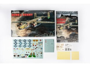 Konstruktorius Eduard - Gunns Bunny Limited Edition (North American B-25 Mitchell), 1/72, 2139 kaina ir informacija | Konstruktoriai ir kaladėlės | pigu.lt