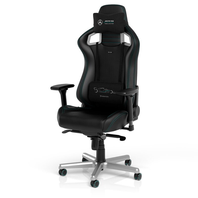 Žaidimų kėdė Noblechairs, juoda цена и информация | Biuro kėdės | pigu.lt