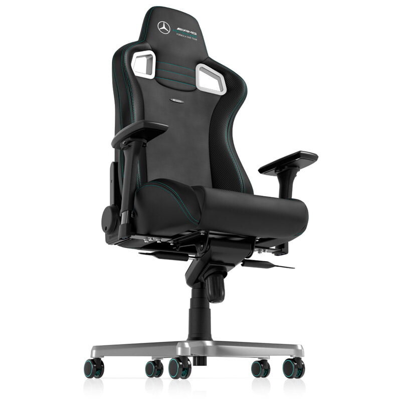 Žaidimų kėdė Noblechairs, juoda цена и информация | Biuro kėdės | pigu.lt