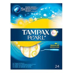 Tamponų pakuotė Pearl Regular Tampax, 24vnt kaina ir informacija | Tamponai, higieniniai paketai, įklotai | pigu.lt