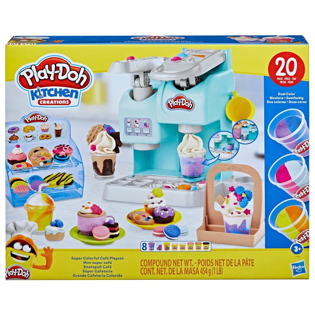 Rinkinys Spalvinga kavinė Play-Doh цена и информация | Lavinamieji žaislai | pigu.lt