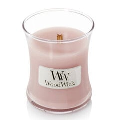 WoodWick ароматическая свеча в вазе из розового дерева, 85 г цена и информация | Подсвечники, свечи | pigu.lt